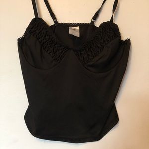 Bustier crop top